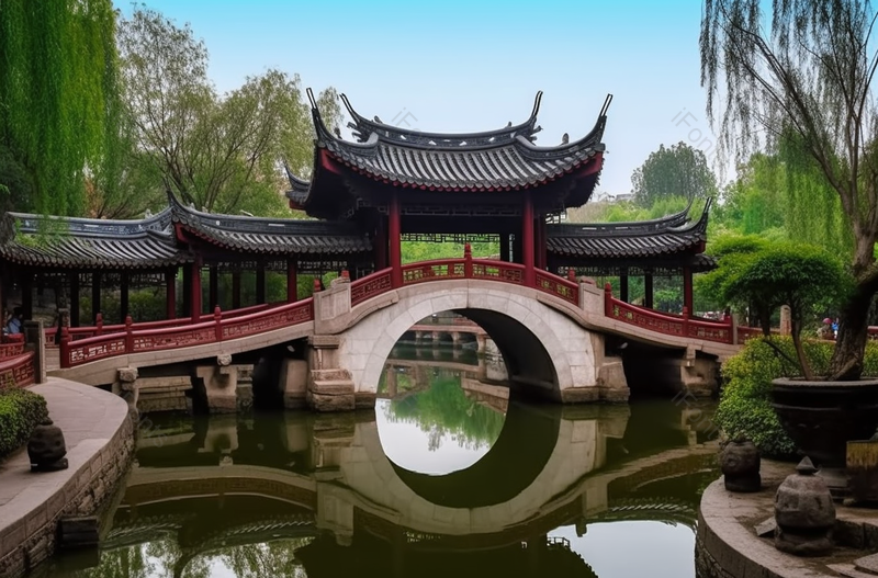 江苏省镇江焦山定慧寺的拱形桥设计摄影实拍,高清,摄影图,摄影图片,图片大全,摄影图免费下载